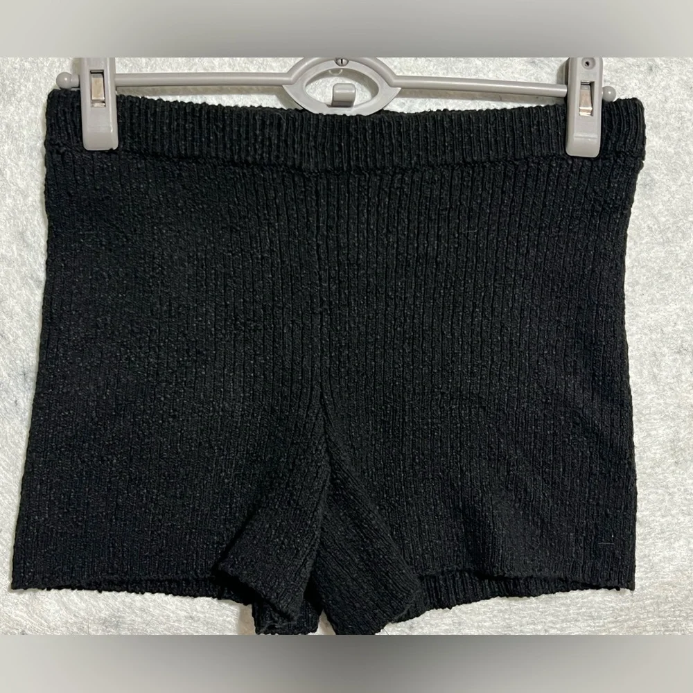 New*Free People Beach ‘Miranda’ Sleeveless Sweater/Short Set~SMALL ~in black - Picture 7 of 14